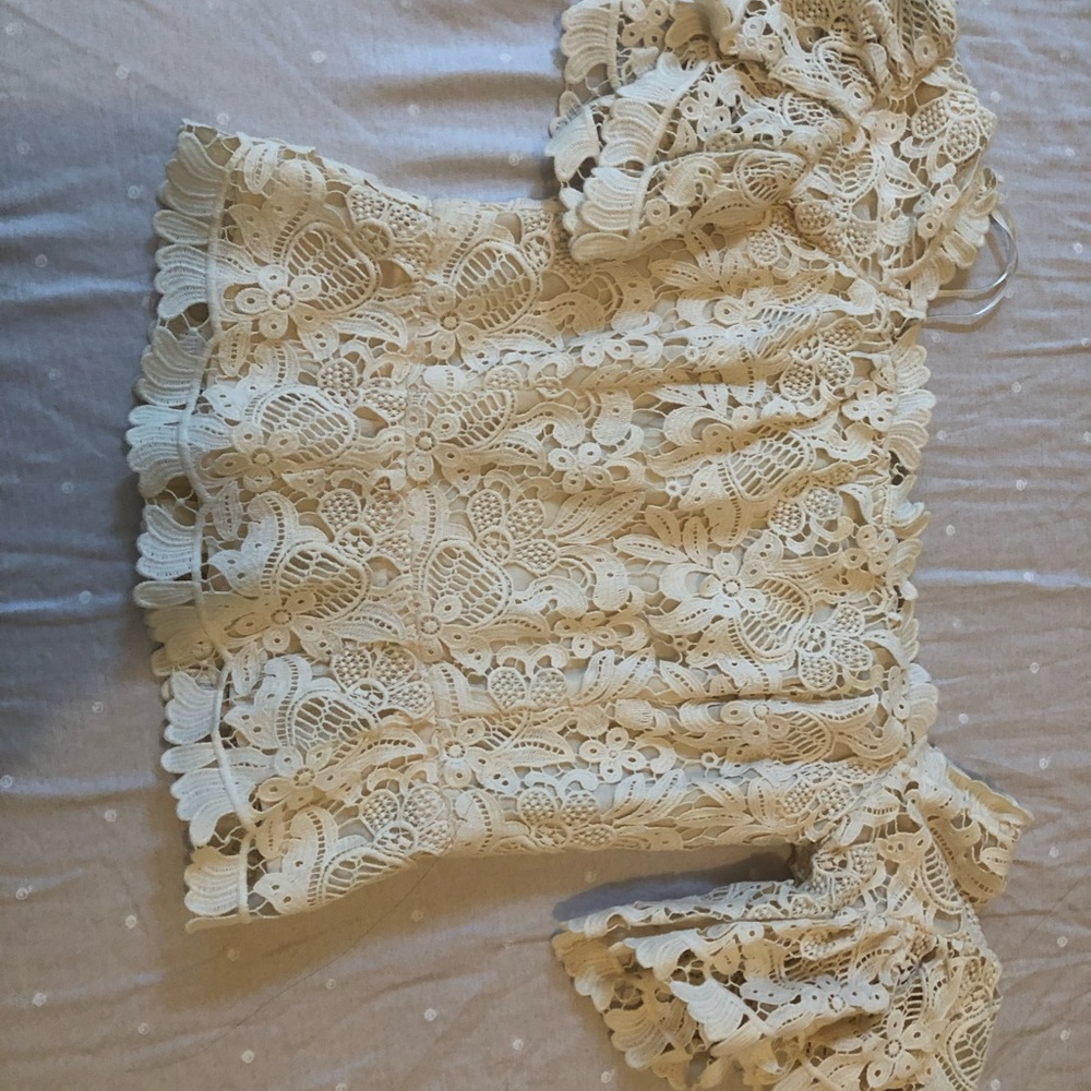 H&M Conscious Collection, Elegant Top, White